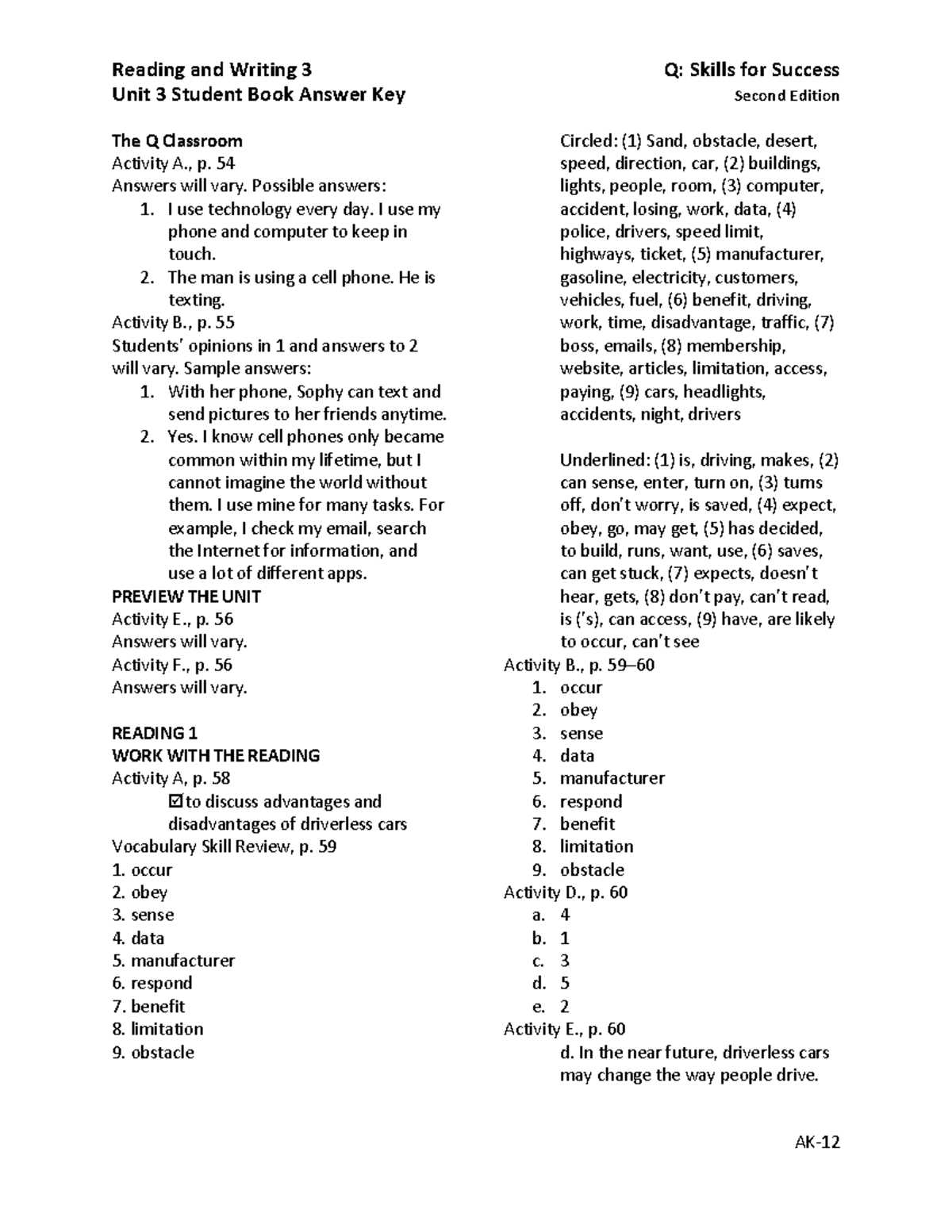 how to drive 15th edition answer key