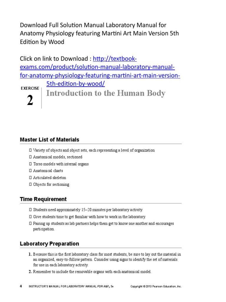 human anatomy and physiology laboratory manual 9th edition answer key
