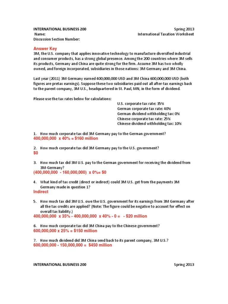 icivics taxation packet answer key