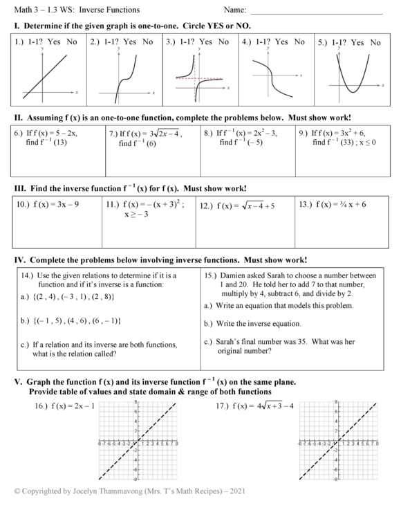 integrated mathematics 3 answer key 1.1