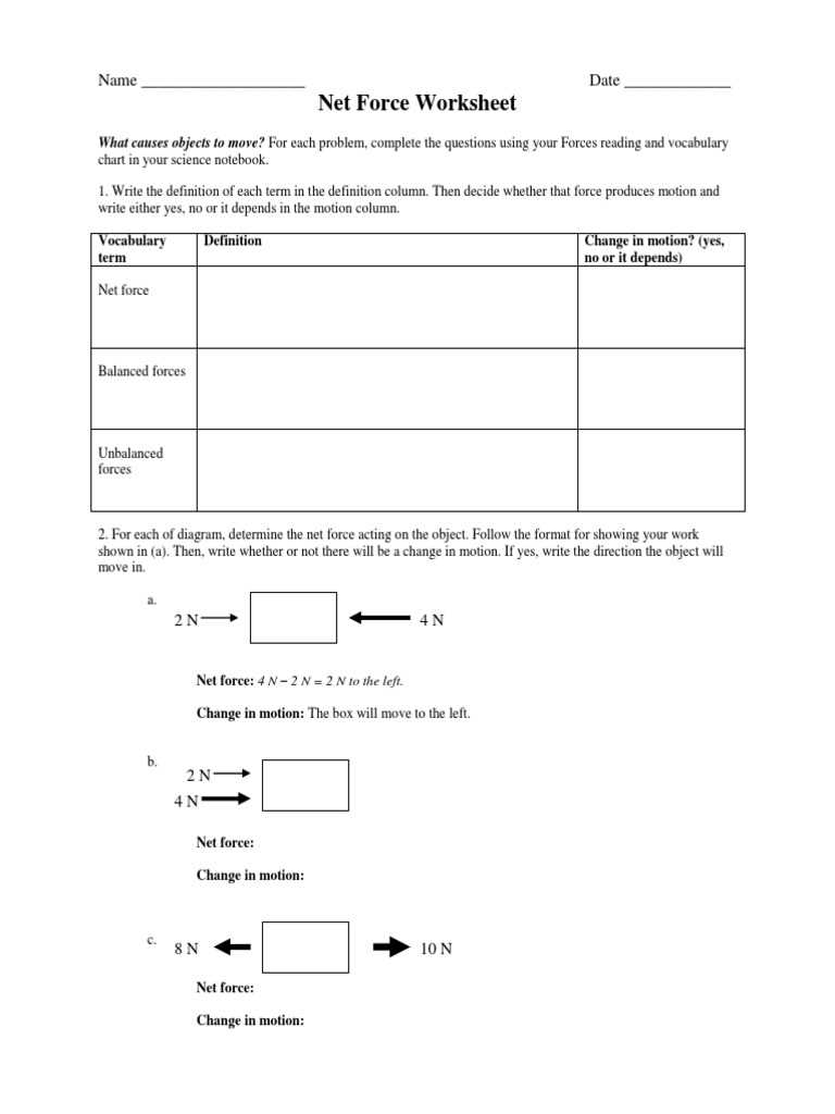 key net force worksheet answers key net force worksheet answers