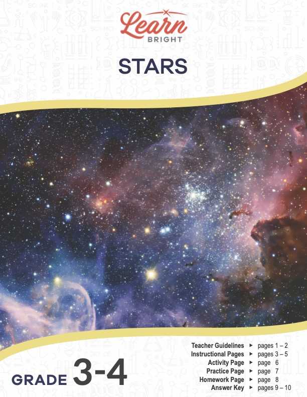 key terms stars and galaxies worksheet answers