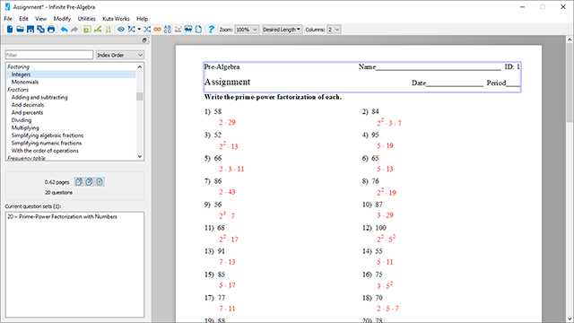 kuta software algebra 1 5.6 answer key kuta software algebra 1 5.6 answer key