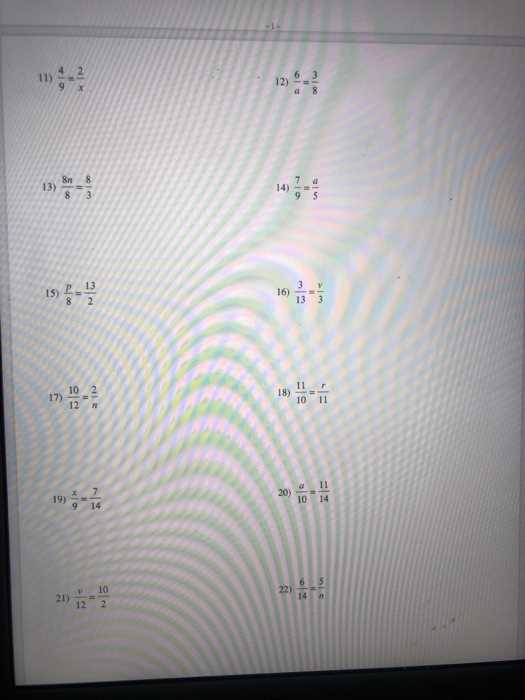 kuta software infinite algebra 1 solving proportions answer key