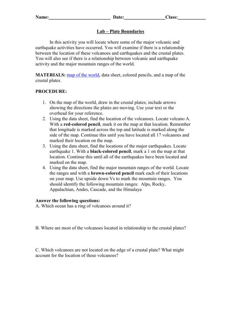 lab activity latitude and longitude answer key