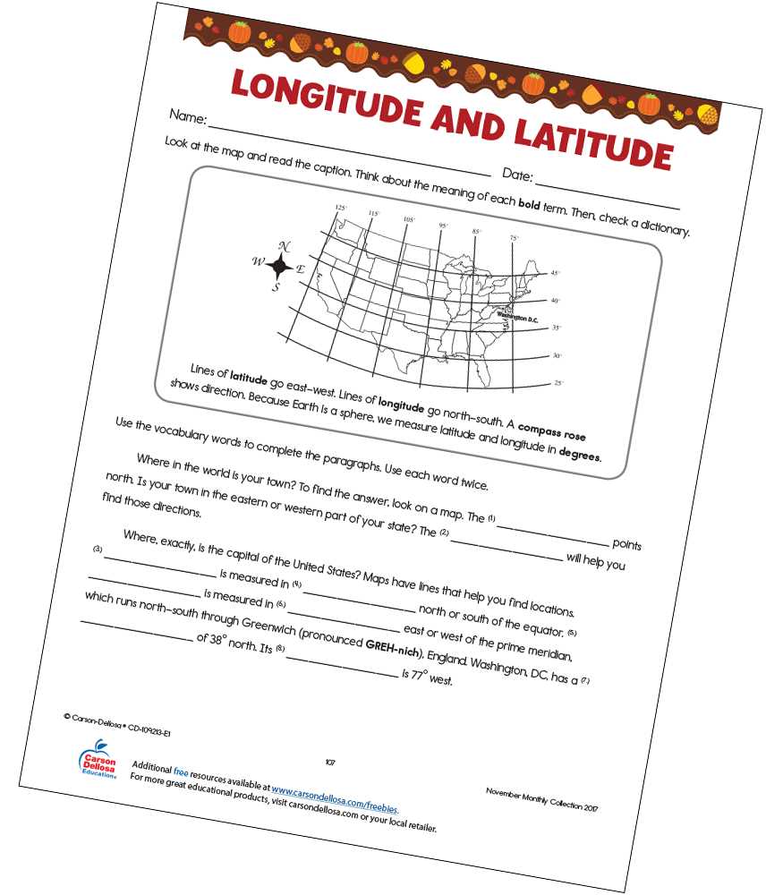 lab activity latitude and longitude answer key