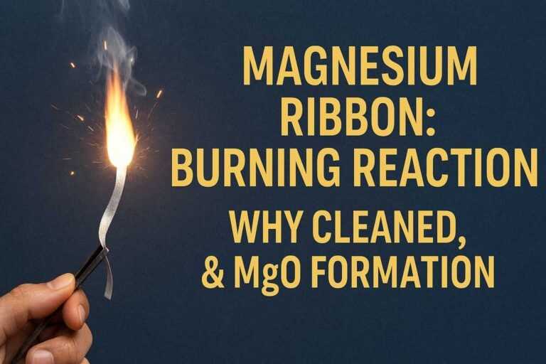 lab types of chemical reactinos burning magnesium answer key