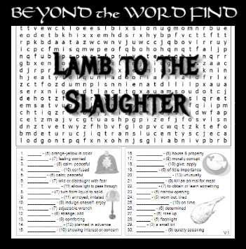lamb to the slaughter worksheets answer key lamb to the slaughter worksheets answer key