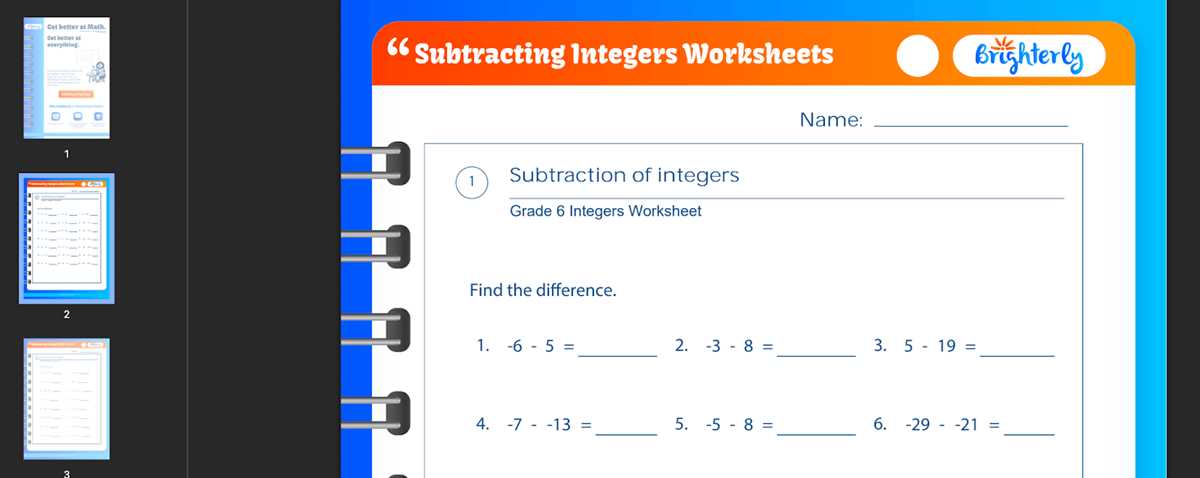 lesson 1 skills practice integers and graphing answer key