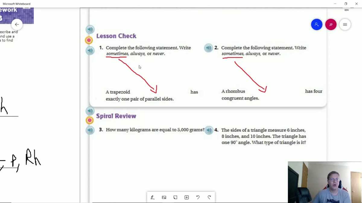 lesson 11.4 answers key 5th grade