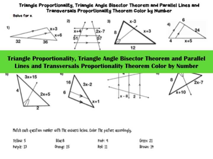 lesson 12 1 triangle proportionality theorem answer key