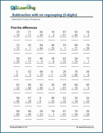 lesson 14 subtract three digit numbers answer key