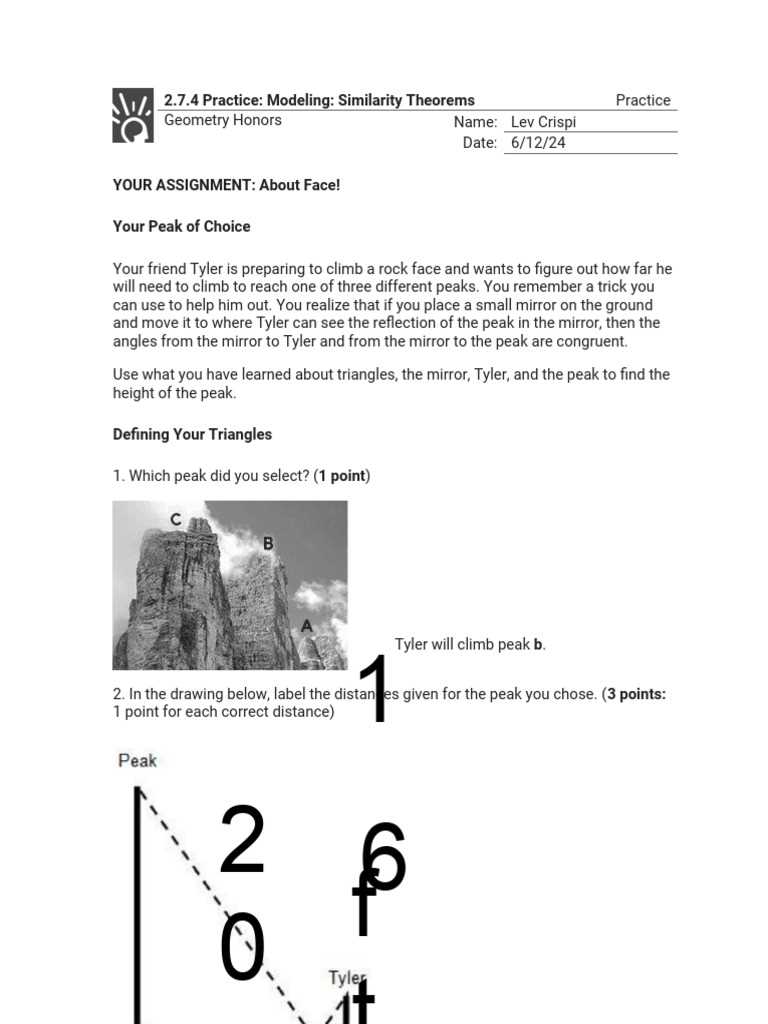lesson 4.2 using similar shapes answer key