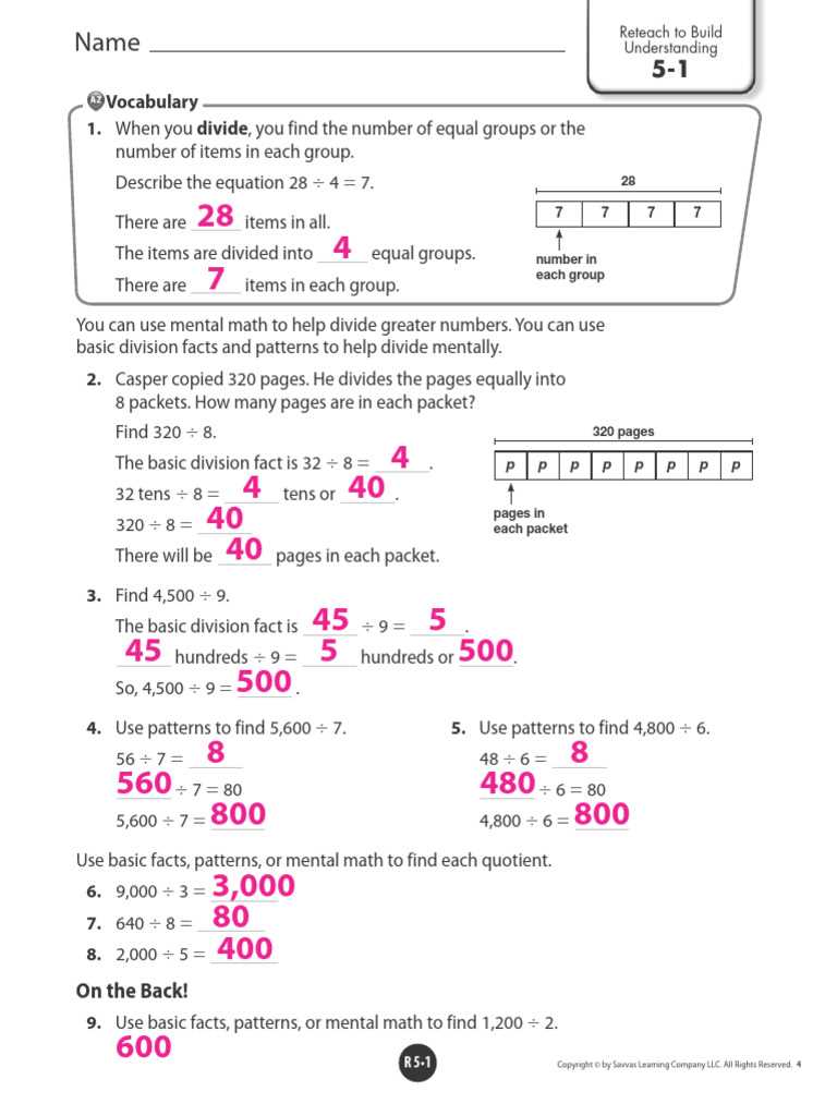 lesson 5 reteach inequalities answer key