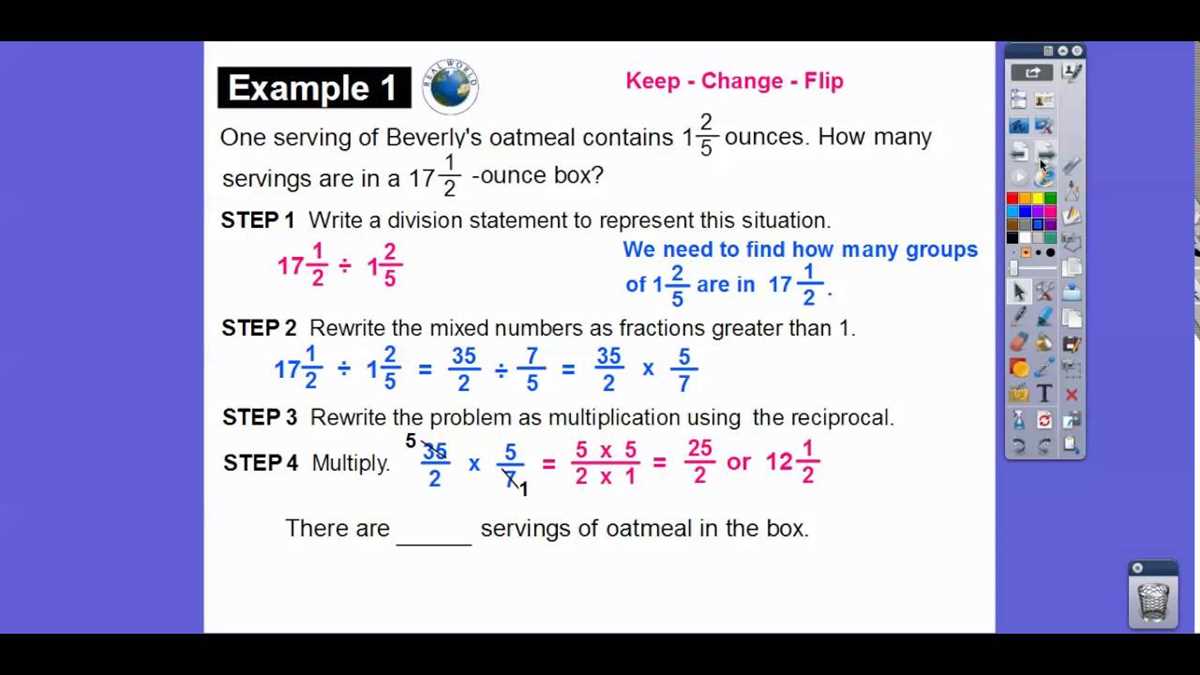 lesson 8 dividing fractions and mixed numbers answer key