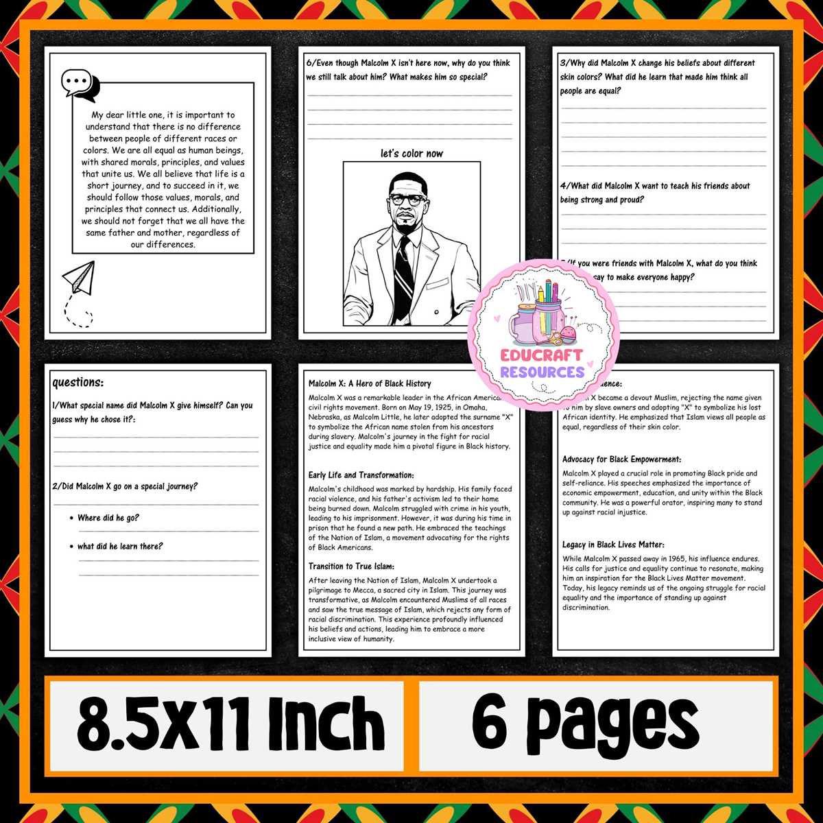 malcolm x viewing guide answer key