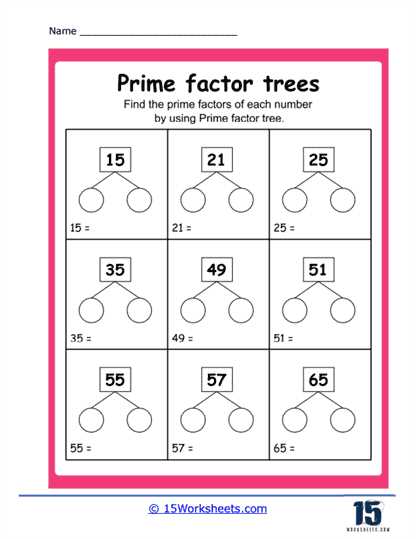 math aids.com factors worksheets answer key