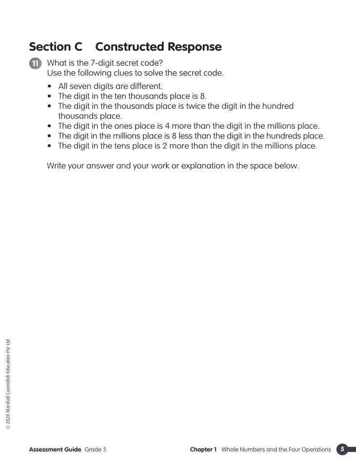 math in focus 5b answer key