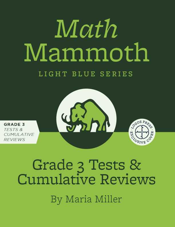 math mammoth answer key grade 3