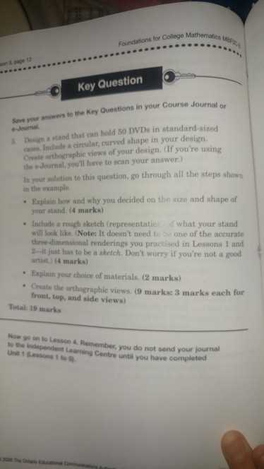 math ready unit 1 lesson 4 answer key