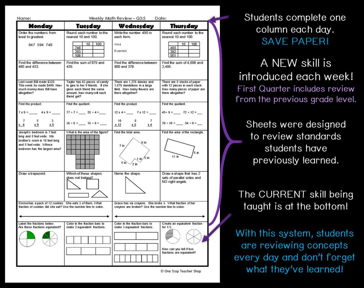 math week 5 answer key