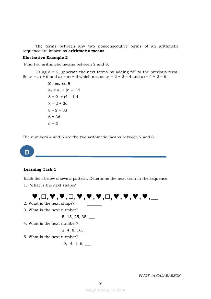mathematics learners material grade 10 answer key