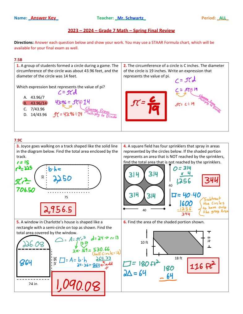 mcgraw hill math grade 7 answer key