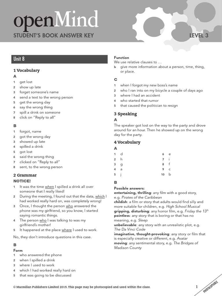 mentoring minds motivation science level 8 answer key