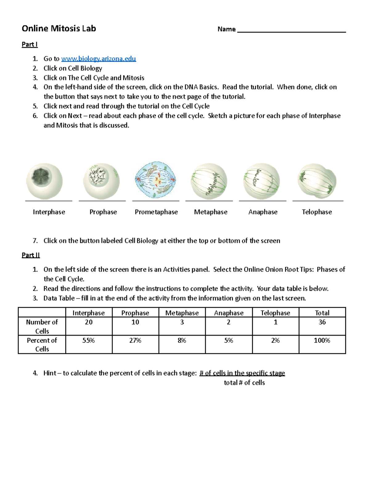 mitosis webquest and virtual lab answer key mitosis webquest and virtual lab answer key