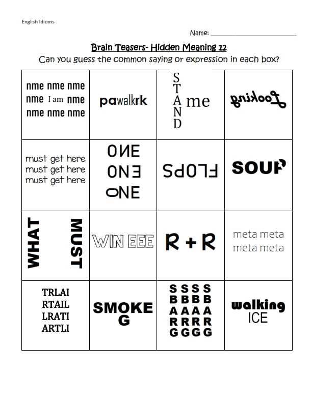 more hidden meanings answer key more hidden meanings answer key