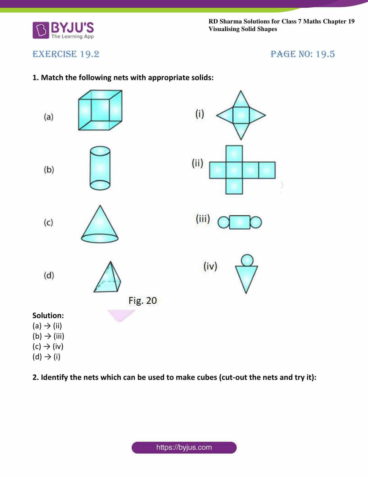 my homework lesson 7 three dimensional figures answer key