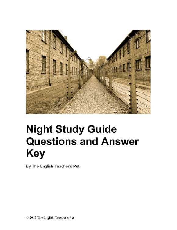 night study guide answer key glencoe