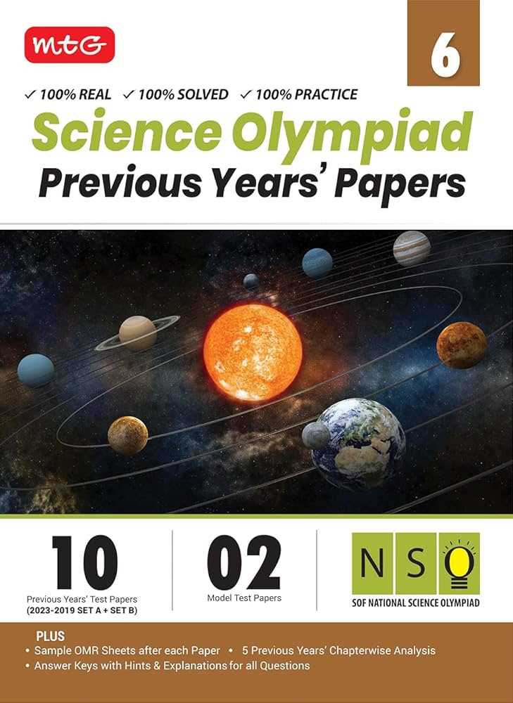 nso science olympiad answer key 2026