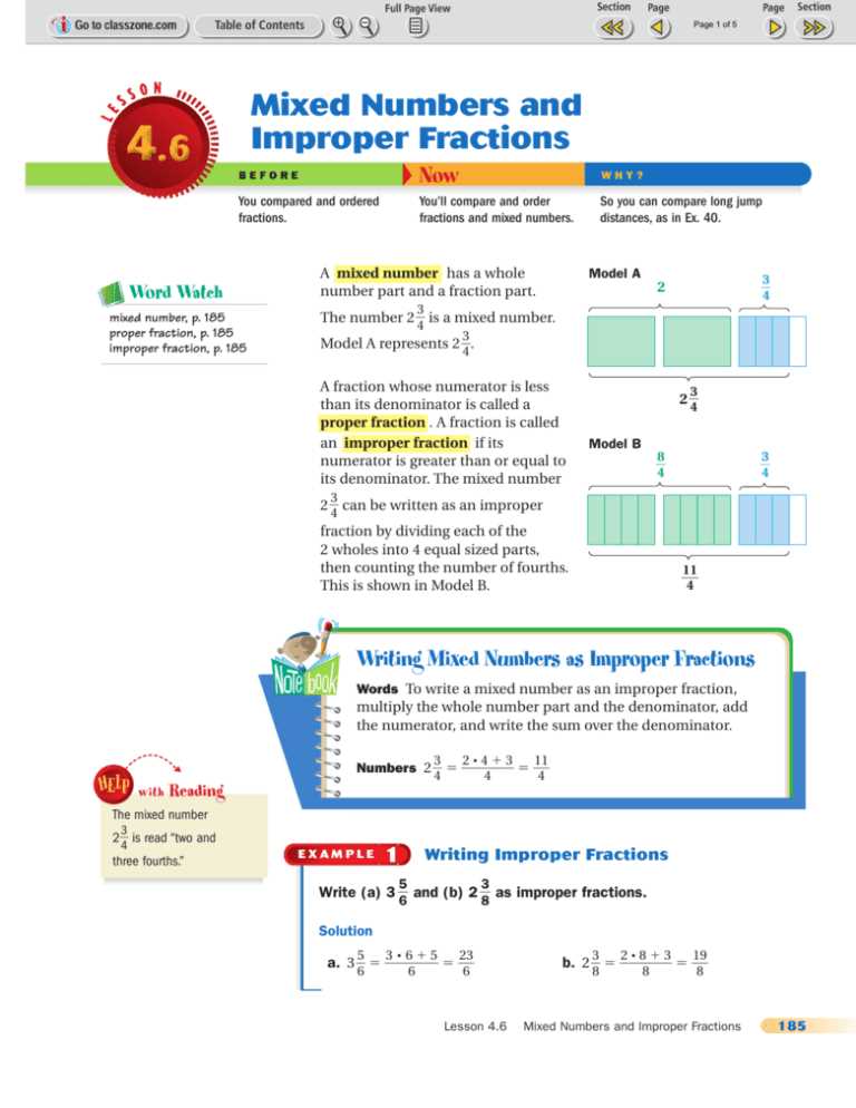 number theory and fractions lesson 3 answer key