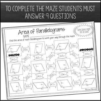 parallelograms puzzle answer key