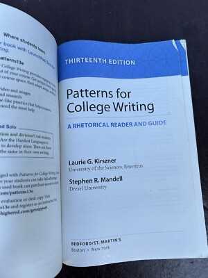 patterns for college writing 13th edition answer key