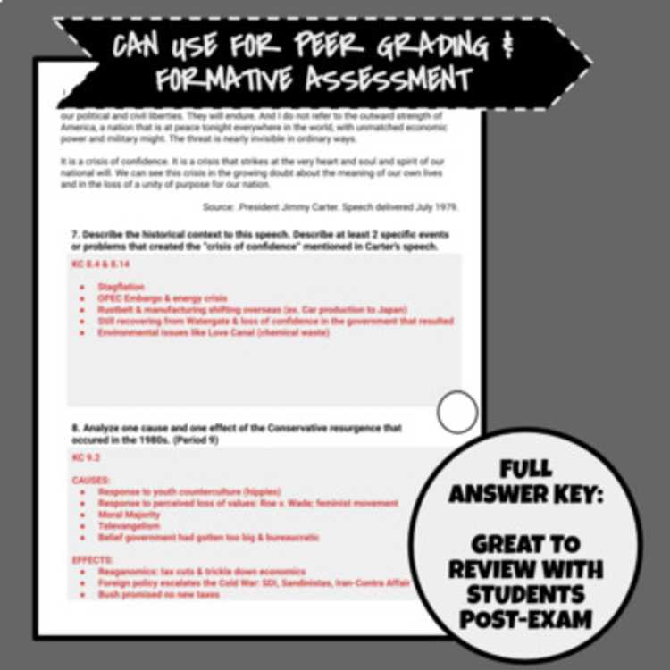 period 8 key concepts review answers