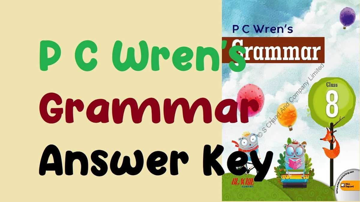periwinkle english grammar book 8 answer key