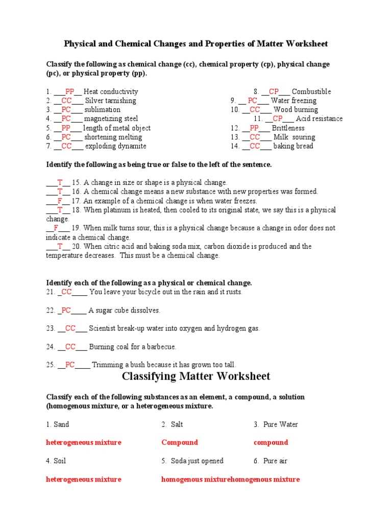 physical and chemical changes report template answer key physical and chemical changes report template answer key