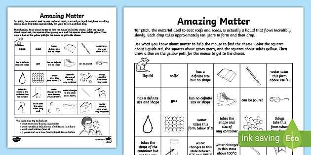 physical science assessment probes is it matter answer key