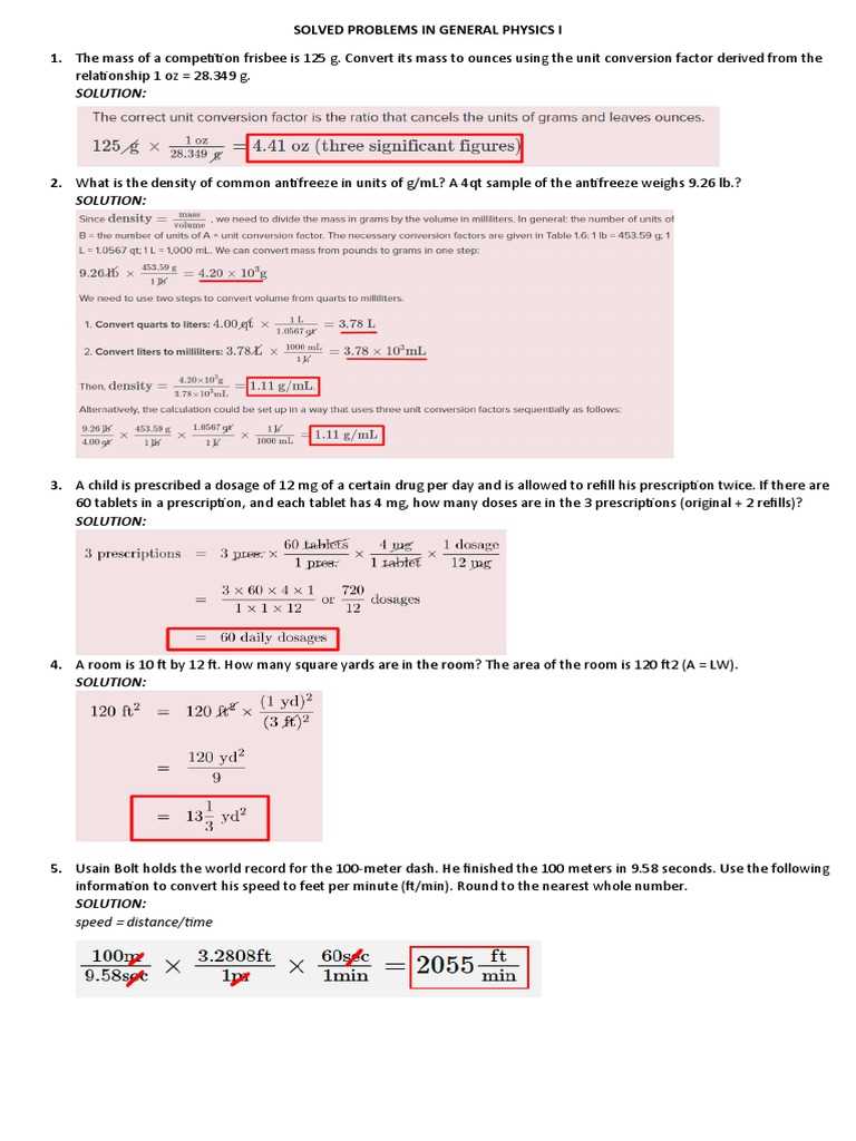 physics principles and problems chapter 1 5 resources answer key