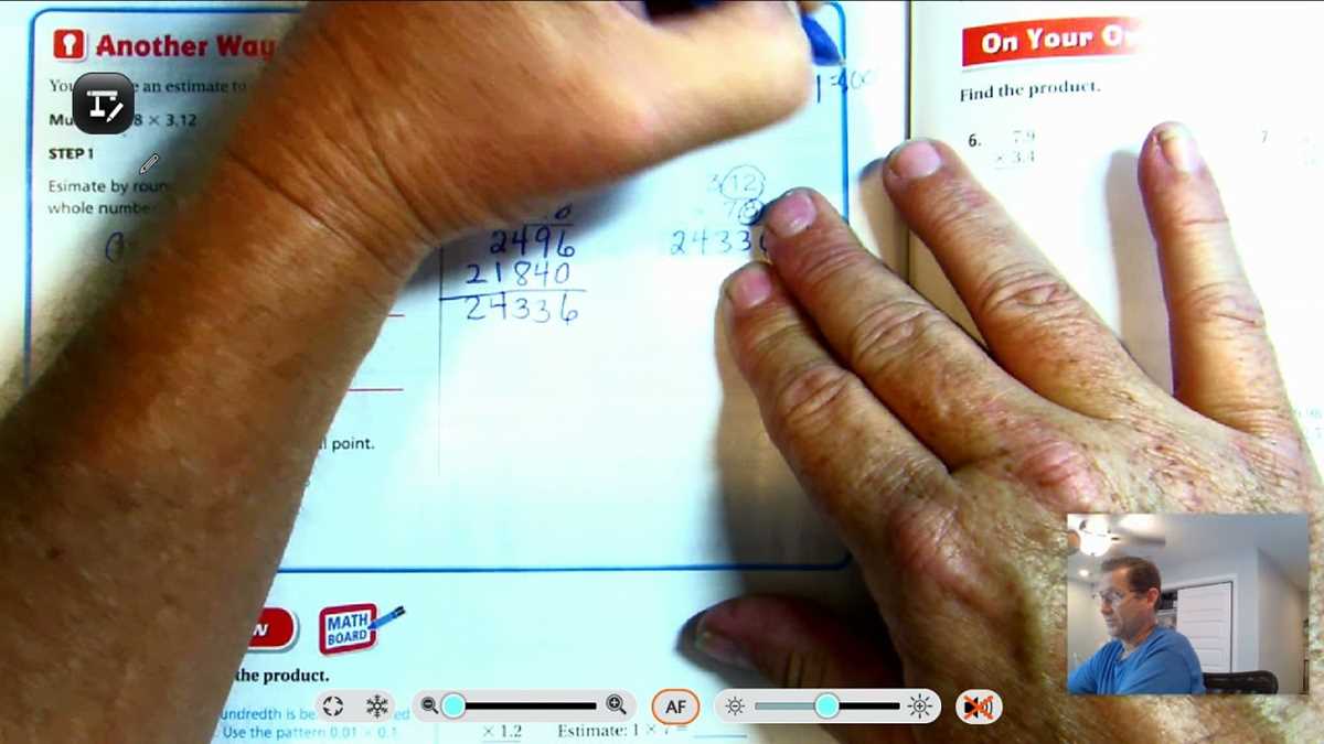 practice and homework lesson 4.6 decimal multiplication answer key