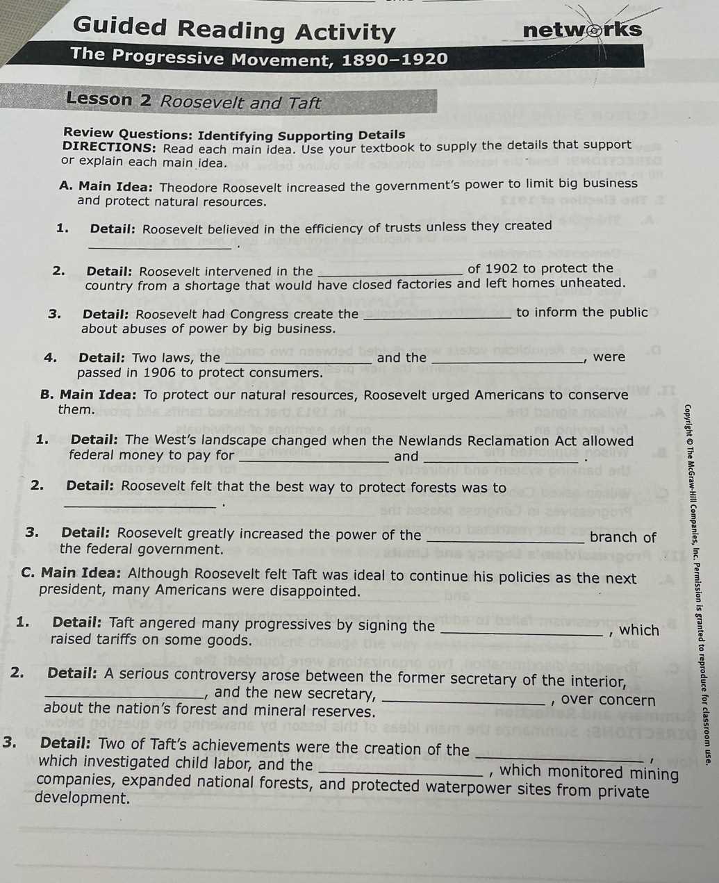 primary source activity networks answer key