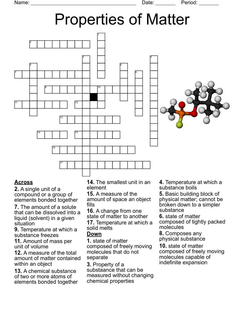 properties of matter vocabulary answer key sunrise science