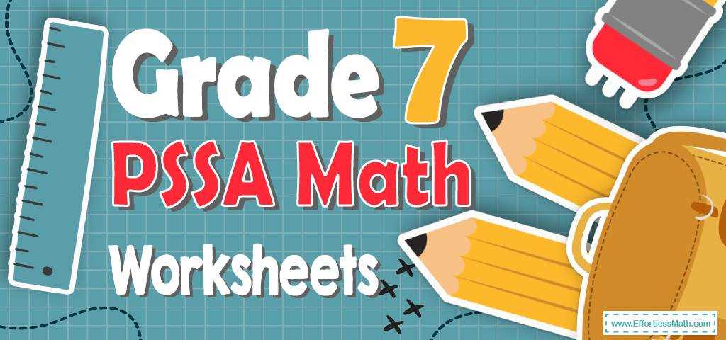 pssa mathematics grade 7 answer key