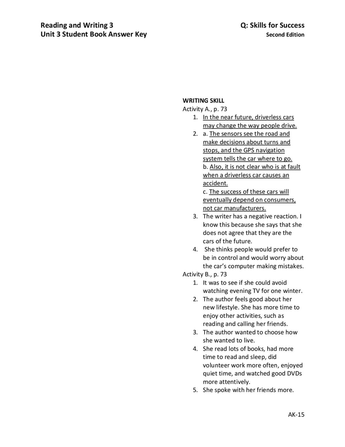 q skills for success reading and writing 3 answer key