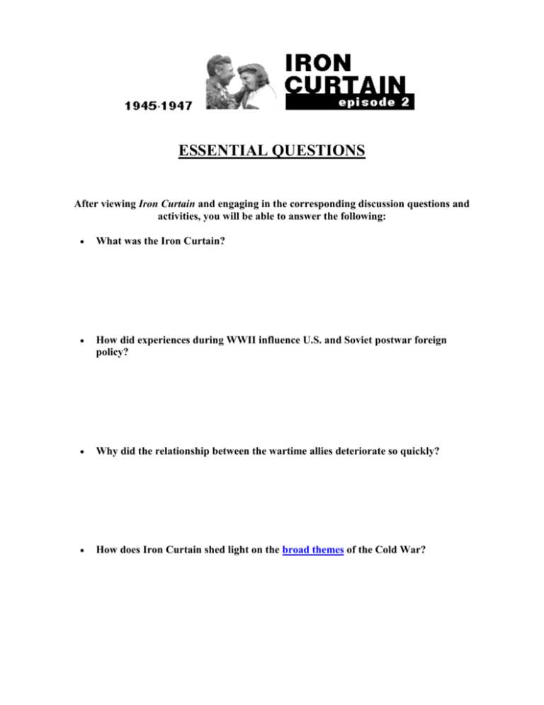 reading like a historian guiding questions truman doctrine answer key