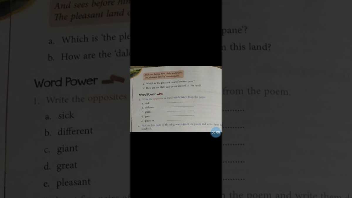 ready book the land of counterpane answer key 3rd grade