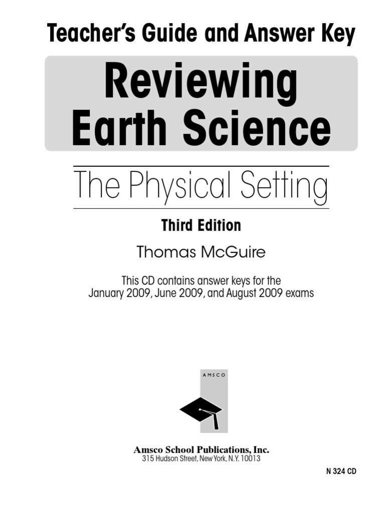 regents review earth science reference tables answer key