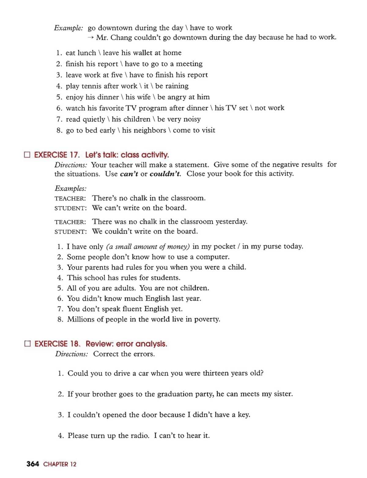 reviewing basic grammar 9th edition answer key